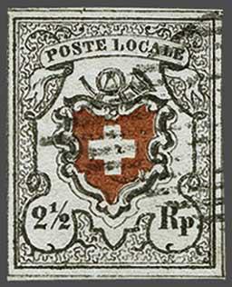 Lot 7321 - Switzerland Federal stamps -  Corinphila Auction AG Day 5- Schweiz - Die Sammlung Erivan (Teil 1), Die Sammlung Jack Luder (Teil 5), Schweiz & Liechtenstein