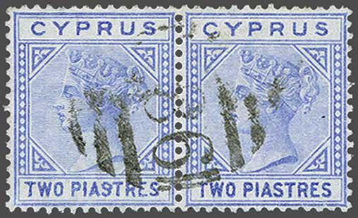 Lot 1904 - brit. colonies Cyprus - Corinphila Auction AG Day 3 - Great Britain, British Colonies, Pre-Union South Africa - the Besançon Collection (Part Ii) Lot 1904 - brit. colonies Cyprus - Corinphila Auction AG Day 3 - Great Britain, British Colonies, Pre-Union South Africa - the Besançon Collection (Part Ii)