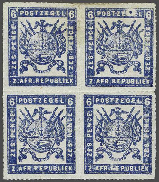 Lot 6301 - brit. colonies transvaal - Corinphila Auction AG Day 3 - Great Britain, British Colonies, Pre-Union South Africa - the Besançon Collection (Part Ii) Lot 6301 - brit. colonies transvaal - Corinphila Auction AG Day 3 - Great Britain, British Colonies, Pre-Union South Africa - the Besançon Collection (Part Ii)