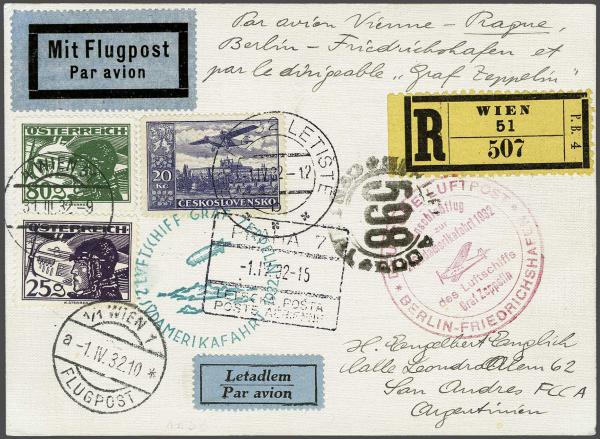 Lot 5188 - europe Austria - Corinphila Auction AG Day 4- Europe & Overseas, Zeppelin-Mail, Die Sammlung Erivan (Part I), Schweiz & Liechtenstein Lot 5188 - europe Austria - Corinphila Auction AG Day 4- Europe & Overseas, Zeppelin-Mail, Die Sammlung Erivan (Part I), Schweiz & Liechtenstein