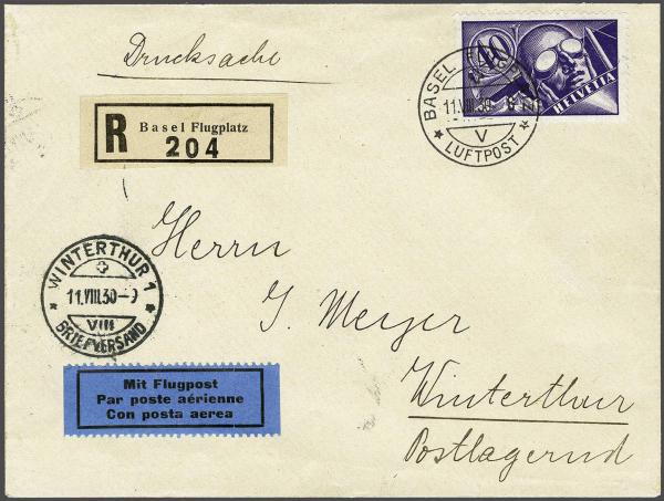 Lot 8351 - Switzerland airmail - Corinphila Auction AG Day 4- Europe & Overseas, Zeppelin-Mail, Die Sammlung Erivan (Part I), Schweiz & Liechtenstein Lot 8351 - Switzerland airmail - Corinphila Auction AG Day 4- Europe & Overseas, Zeppelin-Mail, Die Sammlung Erivan (Part I), Schweiz & Liechtenstein