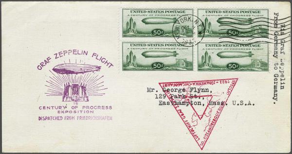 Lot 5092 - Overseas usa -  Corinphila Auction AG Day 4- Europe & Overseas, Zeppelin-Mail, Die Sammlung Erivan (Part I), Schweiz & Liechtenstein