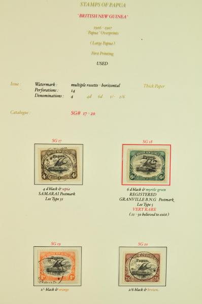 Lot 1850 - brit. colonies papua new guinea - Corinphila Auction AG Day 3 - Great Britain, British Colonies, Pre-Union South Africa - the Besançon Collection (Part Ii) Lot 1850 - brit. colonies papua new guinea - Corinphila Auction AG Day 3 - Great Britain, British Colonies, Pre-Union South Africa - the Besançon Collection (Part Ii)
