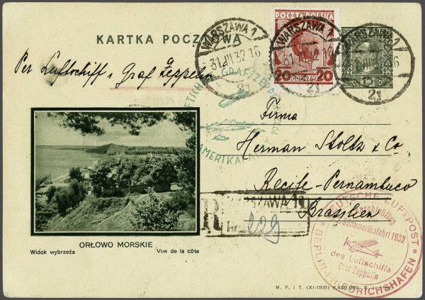 Lot 5193 - europe Poland - Corinphila Auction AG Day 4- Europe & Overseas, Zeppelin-Mail, Die Sammlung Erivan (Part I), Schweiz & Liechtenstein Lot 5193 - europe Poland - Corinphila Auction AG Day 4- Europe & Overseas, Zeppelin-Mail, Die Sammlung Erivan (Part I), Schweiz & Liechtenstein