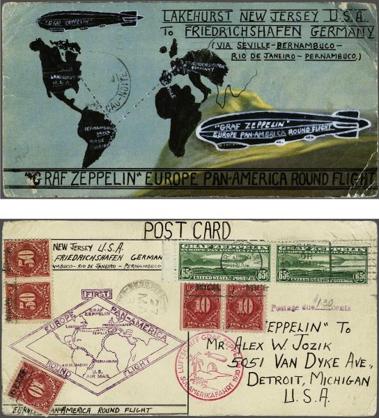 Lot 5067 - Overseas usa -  Corinphila Auction AG Day 4- Europe & Overseas, Zeppelin-Mail, Die Sammlung Erivan (Part I), Schweiz & Liechtenstein
