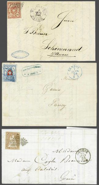 Lot 8494 - Switzerland cantonals (lots) - Corinphila Auction AG Day 4- Europe & Overseas, Zeppelin-Mail, Die Sammlung Erivan (Part I), Schweiz & Liechtenstein Lot 8494 - Switzerland cantonals (lots) - Corinphila Auction AG Day 4- Europe & Overseas, Zeppelin-Mail, Die Sammlung Erivan (Part I), Schweiz & Liechtenstein