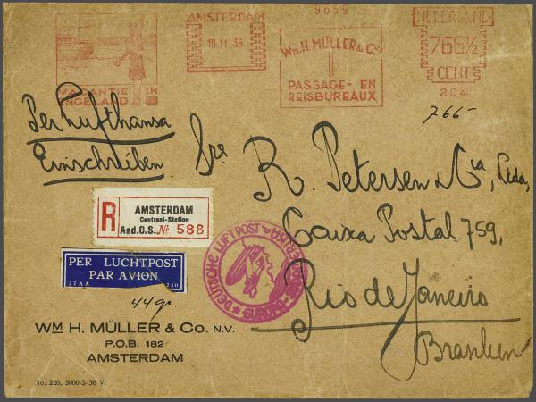 Lot 5186 - europe Netherlands - Corinphila Auction AG Day 4- Europe & Overseas, Zeppelin-Mail, Die Sammlung Erivan (Part I), Schweiz & Liechtenstein Lot 5186 - europe Netherlands - Corinphila Auction AG Day 4- Europe & Overseas, Zeppelin-Mail, Die Sammlung Erivan (Part I), Schweiz & Liechtenstein