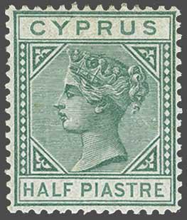 Lot 1908 - brit. colonies Cyprus - Corinphila Auction AG Day 3 - Great Britain, British Colonies, Pre-Union South Africa - the Besançon Collection (Part Ii) Lot 1908 - brit. colonies Cyprus - Corinphila Auction AG Day 3 - Great Britain, British Colonies, Pre-Union South Africa - the Besançon Collection (Part Ii)
