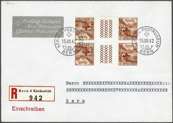 Lot 8124 - Switzerland Se-tenant pairs, tete-beches -  Corinphila Auction AG Day 4- Europe & Overseas, Zeppelin-Mail, Die Sammlung Erivan (Part I), Schweiz & Liechtenstein