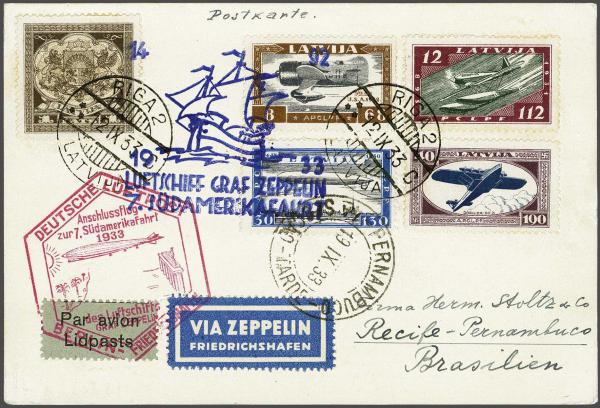 Lot 5174 - europe Latvia Latvija - Corinphila Auction AG Day 4- Europe & Overseas, Zeppelin-Mail, Die Sammlung Erivan (Part I), Schweiz & Liechtenstein Lot 5174 - europe Latvia Latvija - Corinphila Auction AG Day 4- Europe & Overseas, Zeppelin-Mail, Die Sammlung Erivan (Part I), Schweiz & Liechtenstein