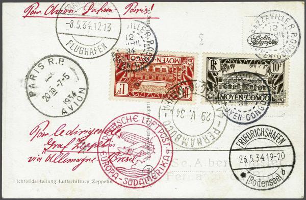 Lot 5133 - Overseas Congo Brazzaville - Corinphila Auction AG Day 4- Europe & Overseas, Zeppelin-Mail, Die Sammlung Erivan (Part I), Schweiz & Liechtenstein Lot 5133 - Overseas Congo Brazzaville - Corinphila Auction AG Day 4- Europe & Overseas, Zeppelin-Mail, Die Sammlung Erivan (Part I), Schweiz & Liechtenstein