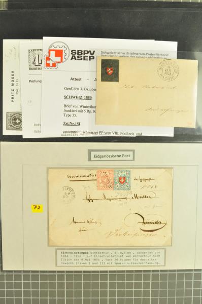Lot 8435 - Switzerland rayon -  Corinphila Auction AG Day 4- Europe & Overseas, Zeppelin-Mail, Die Sammlung Erivan (Part I), Schweiz & Liechtenstein