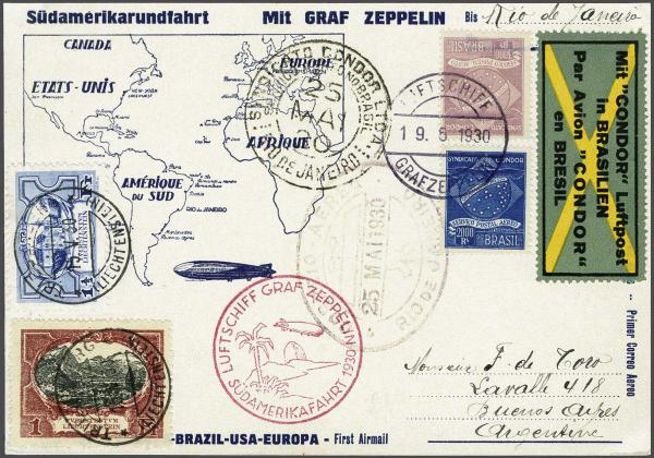 Lot 5053 - europe Liechtenstein -  Corinphila Auction AG Day 4- Europe & Overseas, Zeppelin-Mail, Die Sammlung Erivan (Part I), Schweiz & Liechtenstein