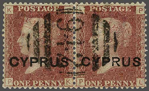 Lot 1880 - brit. colonies Cyprus - Corinphila Auction AG Day 3 - Great Britain, British Colonies, Pre-Union South Africa - the Besançon Collection (Part Ii) Lot 1880 - brit. colonies Cyprus - Corinphila Auction AG Day 3 - Great Britain, British Colonies, Pre-Union South Africa - the Besançon Collection (Part Ii)