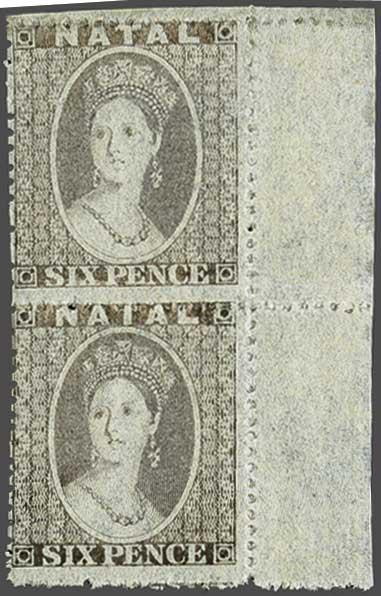 Lot 6103 - brit. colonies natal -  Corinphila Auction AG Day 3 - Great Britain, British Colonies, Pre-Union South Africa - the Besançon Collection (Part Ii)