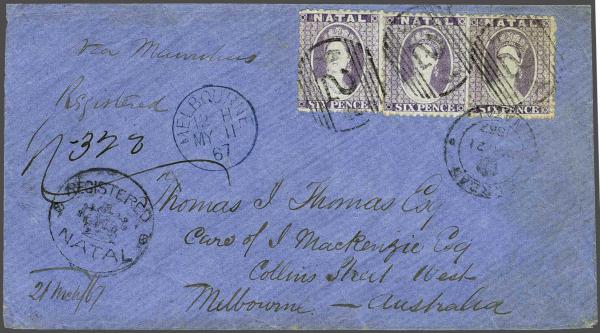 Lot 6110 - brit. colonies natal - Corinphila Auction AG Day 3 - Great Britain, British Colonies, Pre-Union South Africa - the Besançon Collection (Part Ii) Lot 6110 - brit. colonies natal - Corinphila Auction AG Day 3 - Great Britain, British Colonies, Pre-Union South Africa - the Besançon Collection (Part Ii)