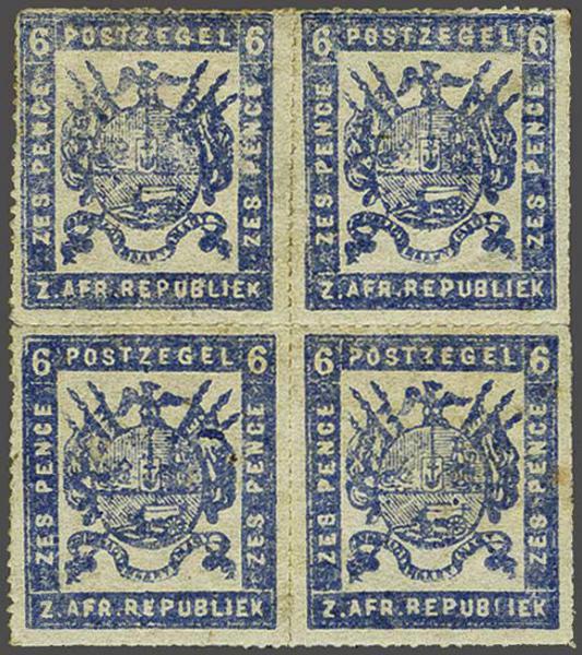 Lot 6293 - brit. colonies transvaal - Corinphila Auction AG Day 3 - Great Britain, British Colonies, Pre-Union South Africa - the Besançon Collection (Part Ii) Lot 6293 - brit. colonies transvaal - Corinphila Auction AG Day 3 - Great Britain, British Colonies, Pre-Union South Africa - the Besançon Collection (Part Ii)