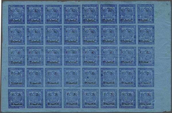 Lot 6374 - brit. colonies transvaal -  Corinphila Auction AG Day 3 - Great Britain, British Colonies, Pre-Union South Africa - the Besançon Collection (Part Ii)