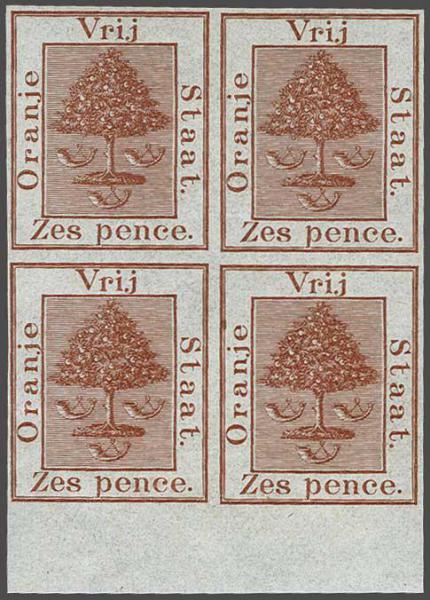 Lot 6197 - brit. colonies Orange Freestate - Corinphila Auction AG Day 3 - Great Britain, British Colonies, Pre-Union South Africa - the Besançon Collection (Part Ii) Lot 6197 - brit. colonies Orange Freestate - Corinphila Auction AG Day 3 - Great Britain, British Colonies, Pre-Union South Africa - the Besançon Collection (Part Ii)