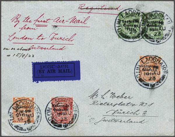 Lot 8335 - Switzerland airmail - Corinphila Auction AG Day 4- Europe & Overseas, Zeppelin-Mail, Die Sammlung Erivan (Part I), Schweiz & Liechtenstein Lot 8335 - Switzerland airmail - Corinphila Auction AG Day 4- Europe & Overseas, Zeppelin-Mail, Die Sammlung Erivan (Part I), Schweiz & Liechtenstein