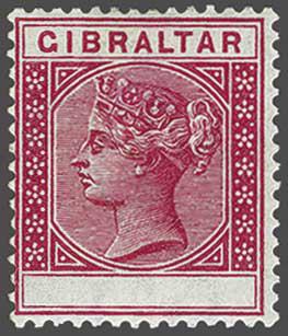 Lot 2092 - brit. colonies Gibraltar -  Corinphila Auction AG Day 3 - Great Britain, British Colonies, Pre-Union South Africa - the Besançon Collection (Part Ii)