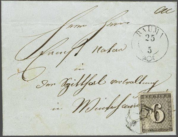 Lot 7105 - Switzerland zürich -  Corinphila Auction AG Day 5- Schweiz - Die Sammlung Erivan (Teil 1), Die Sammlung Jack Luder (Teil 5), Schweiz & Liechtenstein