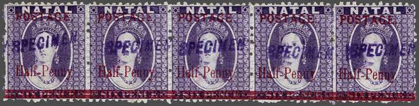 Lot 6162 - brit. colonies natal -  Corinphila Auction AG Day 3 - Great Britain, British Colonies, Pre-Union South Africa - the Besançon Collection (Part Ii)