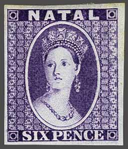 Lot 6095 - brit. colonies natal -  Corinphila Auction AG Day 3 - Great Britain, British Colonies, Pre-Union South Africa - the Besançon Collection (Part Ii)