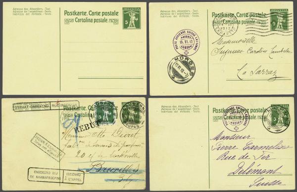 Lot 8302 - Switzerland airmail -  Corinphila Auction AG Day 4- Europe & Overseas, Zeppelin-Mail, Die Sammlung Erivan (Part I), Schweiz & Liechtenstein