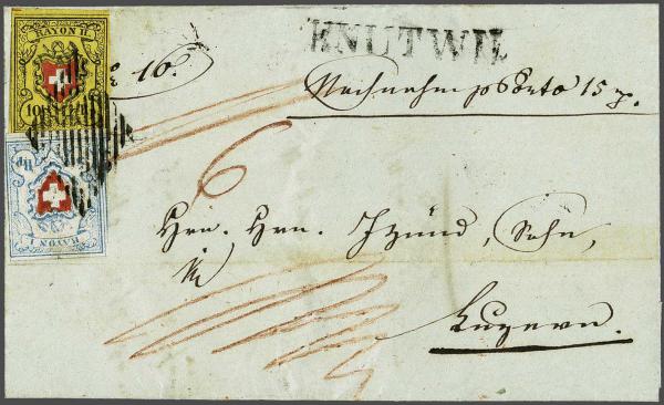 Lot 7405 - Switzerland rayon i light blue -  Corinphila Auction AG Day 5- Schweiz - Die Sammlung Erivan (Teil 1), Die Sammlung Jack Luder (Teil 5), Schweiz & Liechtenstein