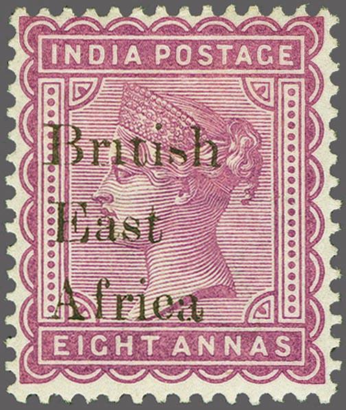 Lot 6400 - brit. colonies british east africa -  Corinphila Auction AG Corinphila Auction 291-297 Day 1