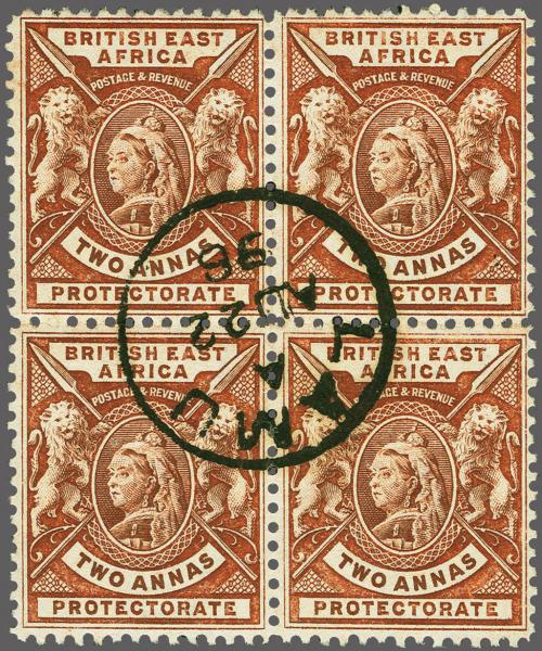 Lot 6418 - brit. colonies british east africa - Corinphila Auction AG Corinphila Auction 291-297 Day 1 Lot 6418 - brit. colonies british east africa - Corinphila Auction AG Corinphila Auction 291-297 Day 1