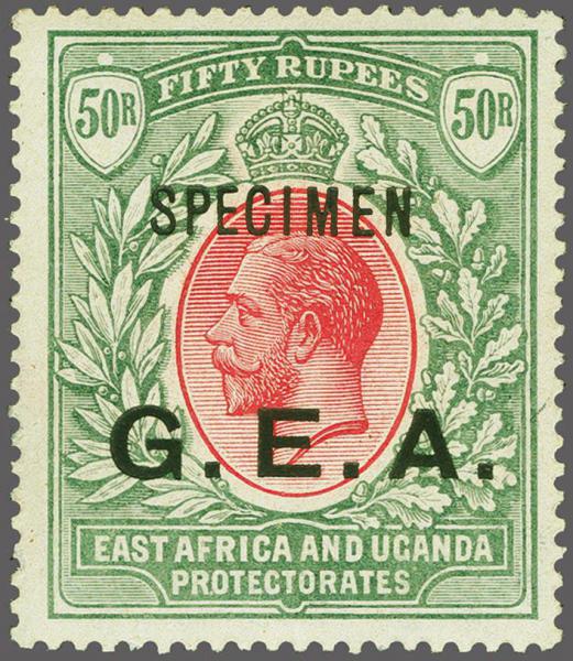 Lot 6590 - brit. colonies tanganyika -  Corinphila Auction AG Corinphila Auction 291-297 Day 1