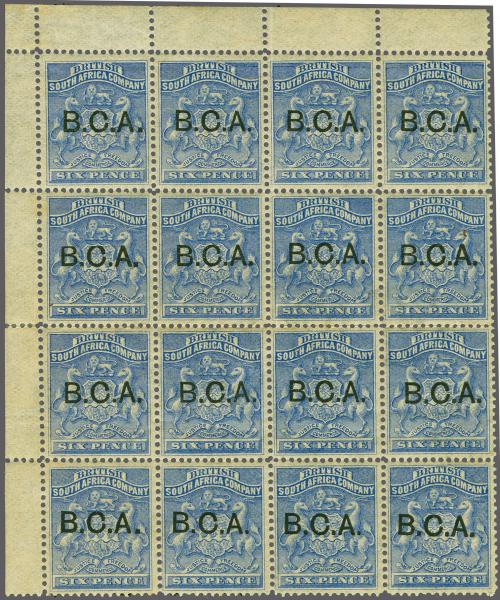 Lot 6446 - brit. colonies Nyassaland British Central Africa - Corinphila Auction AG Corinphila Auction 291-297 Day 1 Lot 6446 - brit. colonies Nyassaland British Central Africa - Corinphila Auction AG Corinphila Auction 291-297 Day 1