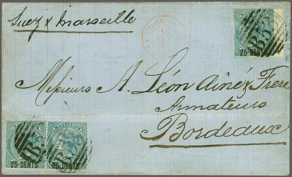 Lot 179 - brit. colonies Mauritius - Corinphila Auction AG Corinphila Auction 291-297 Day 1 Lot 179 - brit. colonies Mauritius - Corinphila Auction AG Corinphila Auction 291-297 Day 1