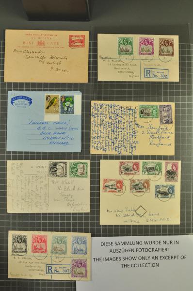 Lot 257 - europe brit. colonies lots/accumulations - Corinphila Auction AG Corinphila Auction 291-297 Day 1 Lot 257 - europe brit. colonies lots/accumulations - Corinphila Auction AG Corinphila Auction 291-297 Day 1