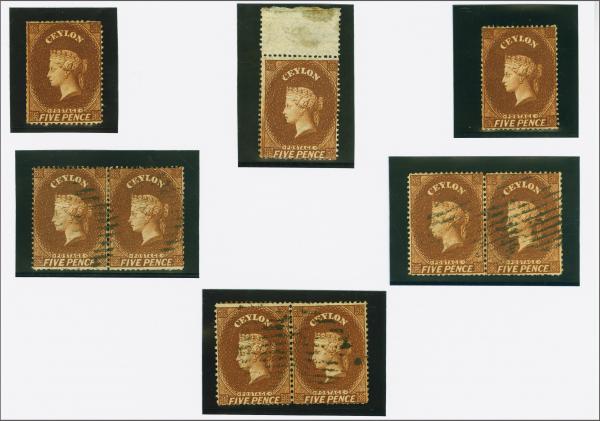 Lot 6078 - brit. colonies Ceylon -  Corinphila Auction AG Corinphila Auction 291-297 Day 1