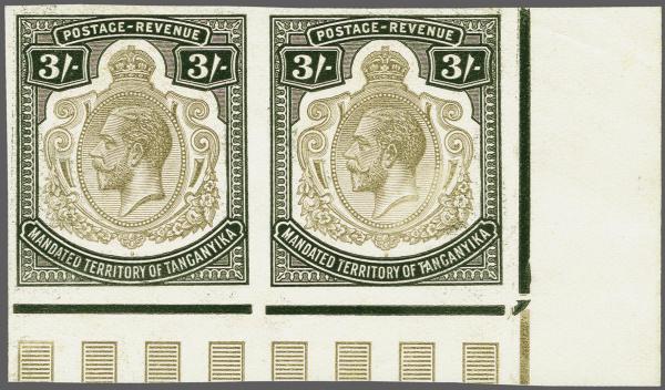 Lot 6599 - brit. colonies tanganyika -  Corinphila Auction AG Corinphila Auction 291-297 Day 1