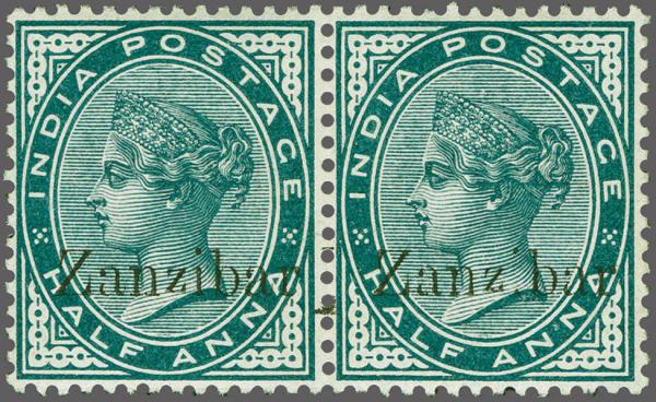 Lot 6609 - brit. colonies sansibar -  Corinphila Auction AG Corinphila Auction 291-297 Day 1