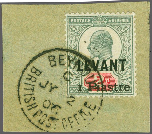Lot 56 - brit. colonies Brit. Post Turkey - Corinphila Auction AG Corinphila Auction 291-297 Day 1 Lot 56 - brit. colonies Brit. Post Turkey - Corinphila Auction AG Corinphila Auction 291-297 Day 1