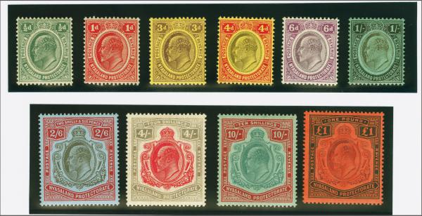 Lot 6504 - brit. colonies Nyassaland British Central Africa - Corinphila Auction AG Corinphila Auction 291-297 Day 1 Lot 6504 - brit. colonies Nyassaland British Central Africa - Corinphila Auction AG Corinphila Auction 291-297 Day 1