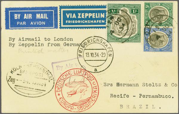 Lot 6597 - brit. colonies tanganyika -  Corinphila Auction AG Corinphila Auction 291-297 Day 1