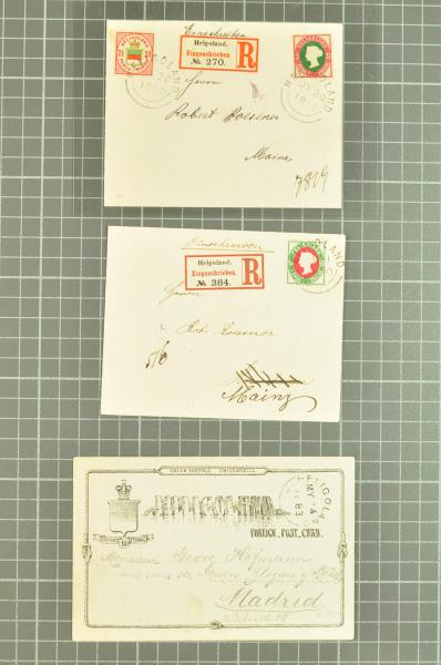 Lot 312 - germany helgoland - Corinphila Auction AG Corinphila Auction 291-297 Day 3 Lot 312 - germany helgoland - Corinphila Auction AG Corinphila Auction 291-297 Day 3