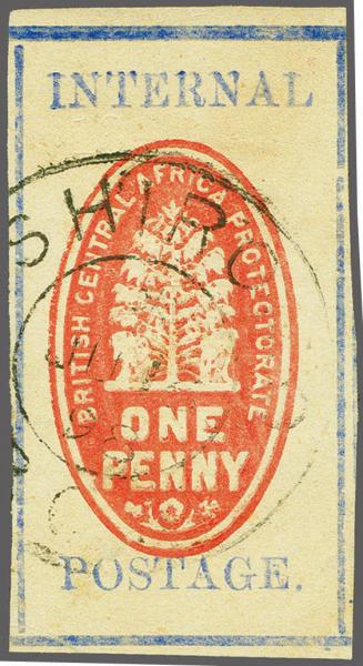Lot 6486 - brit. colonies Nyassaland British Central Africa -  Corinphila Auction AG Corinphila Auction 291-297 Day 1