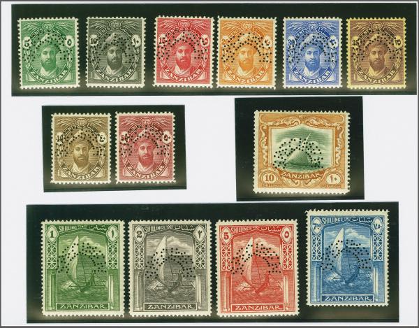 Lot 6692 - brit. colonies sansibar - Corinphila Auction AG Corinphila Auction 291-297 Day 1 Lot 6692 - brit. colonies sansibar - Corinphila Auction AG Corinphila Auction 291-297 Day 1