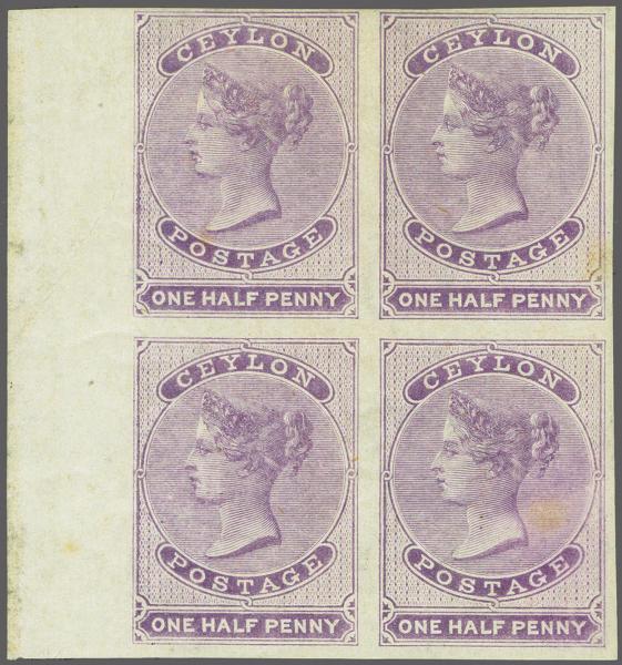 Lot 6113 - brit. colonies Ceylon - Corinphila Auction AG Corinphila Auction 291-297 Day 1 Lot 6113 - brit. colonies Ceylon - Corinphila Auction AG Corinphila Auction 291-297 Day 1