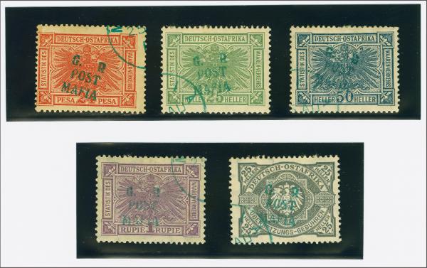Lot 6572 - brit. colonies tanganyika -  Corinphila Auction AG Corinphila Auction 291-297 Day 1