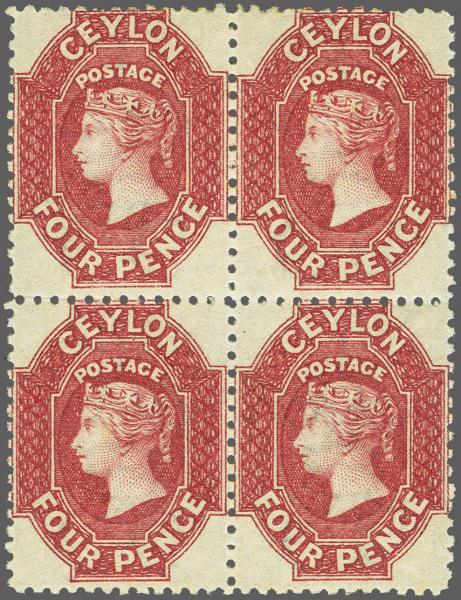 Lot 6152 - brit. colonies Ceylon -  Corinphila Auction AG Corinphila Auction 291-297 Day 1