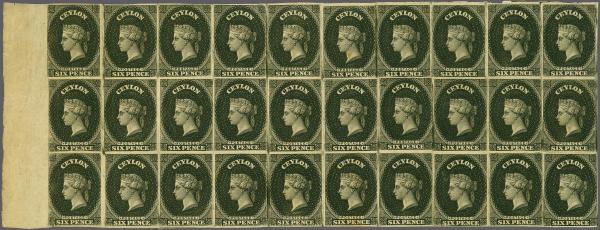 Lot 6024 - brit. colonies Ceylon -  Corinphila Auction AG Corinphila Auction 291-297 Day 1