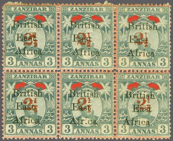 Lot 6433 - brit. colonies british east africa - Corinphila Auction AG Corinphila Auction 291-297 Day 1 Lot 6433 - brit. colonies british east africa - Corinphila Auction AG Corinphila Auction 291-297 Day 1